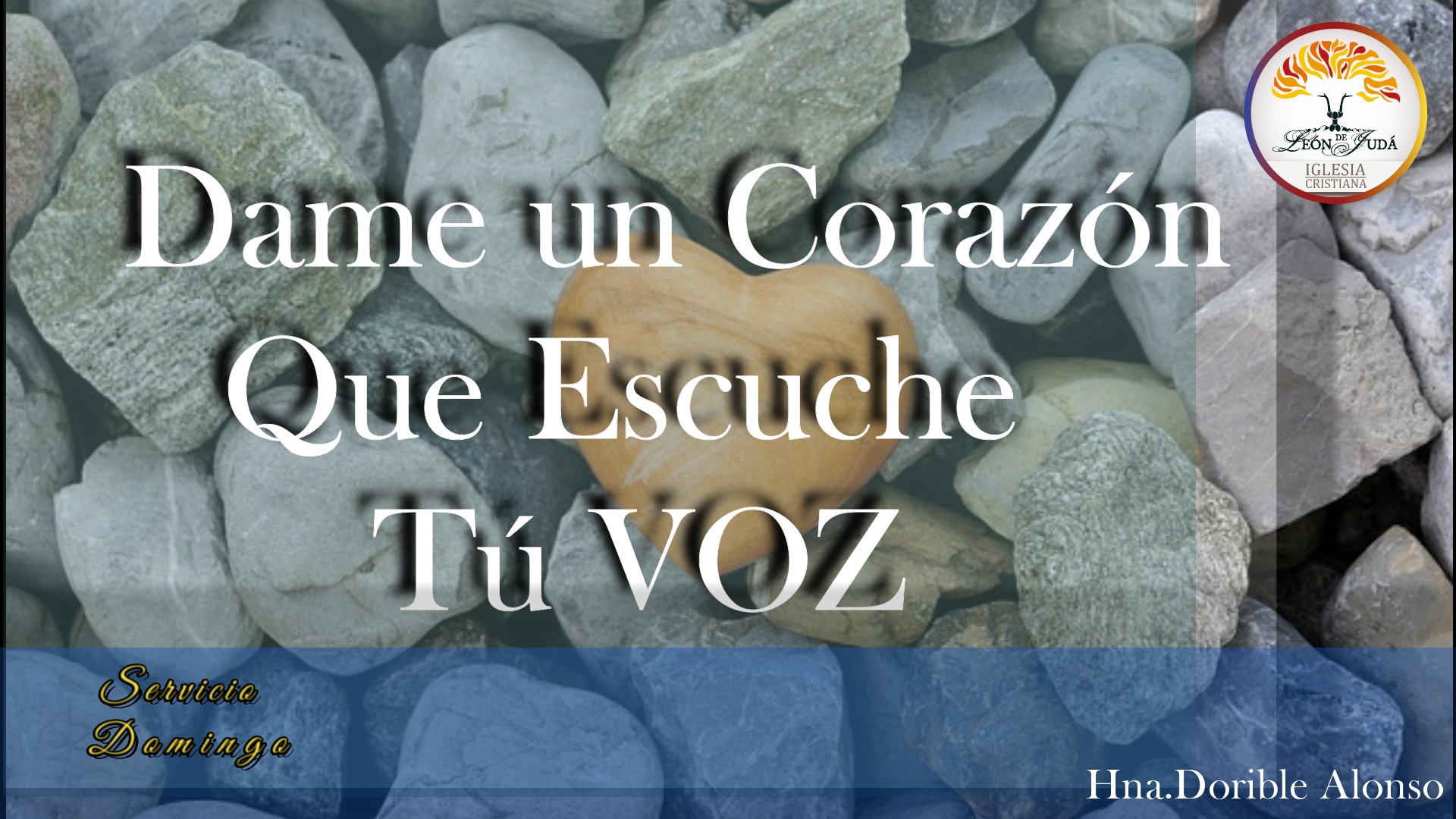 Dame un corazón que oiga tu voz image